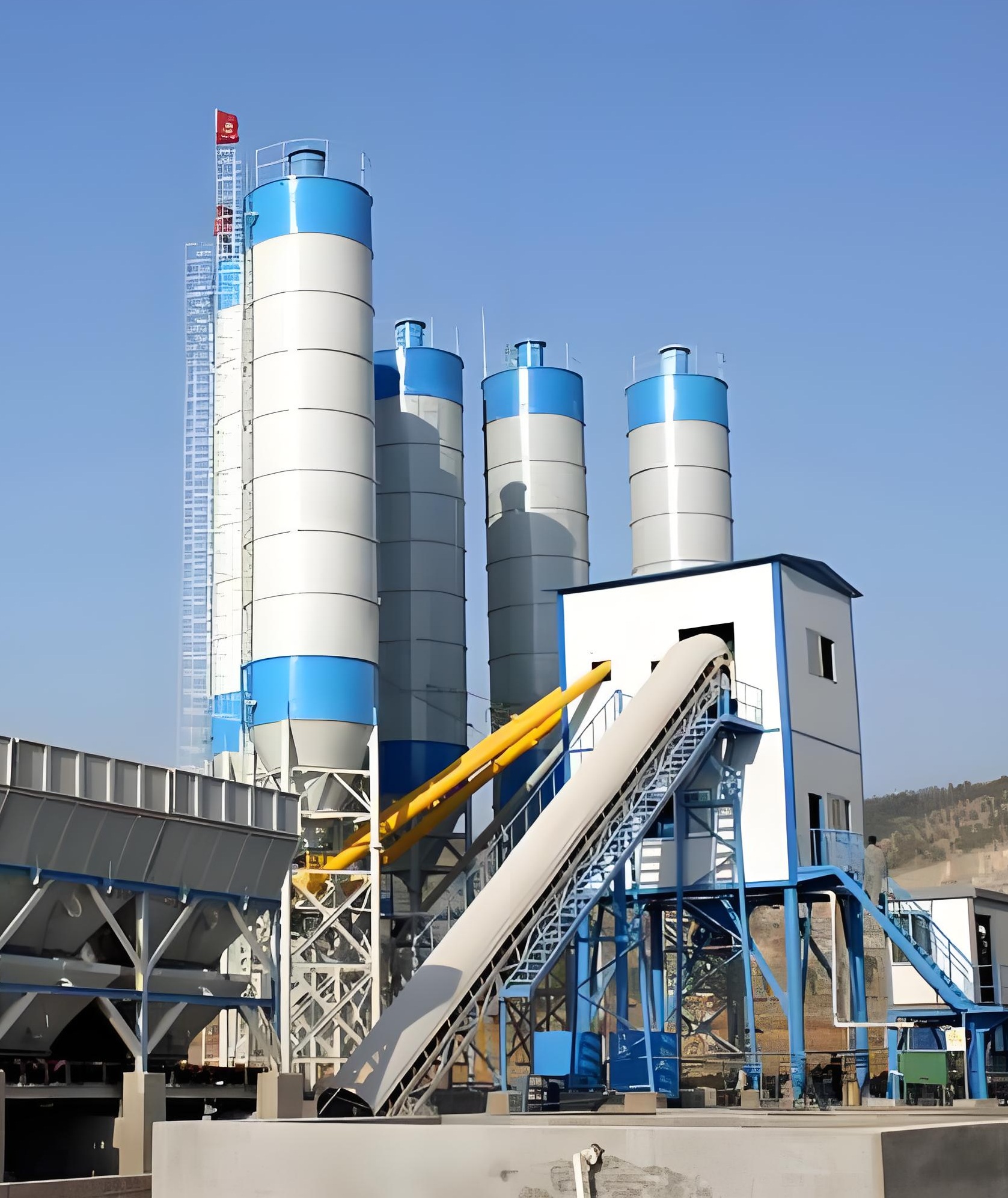 HZS180 Concrete Mixing Plant
