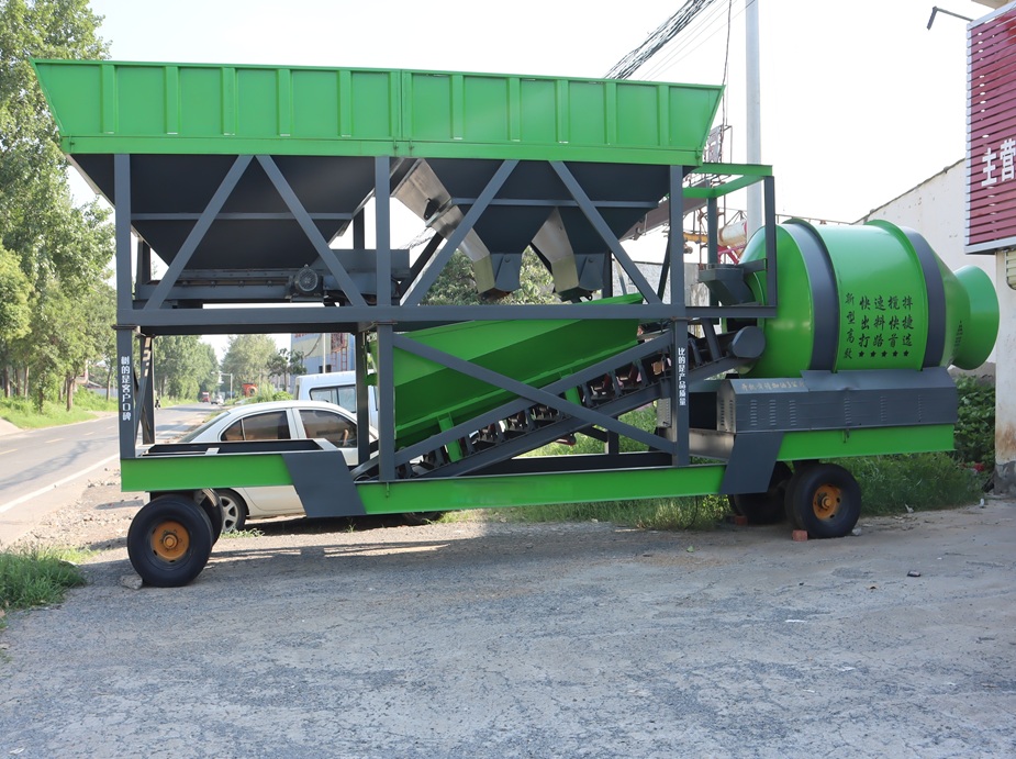 Planta dosificadora de hormigón móvil